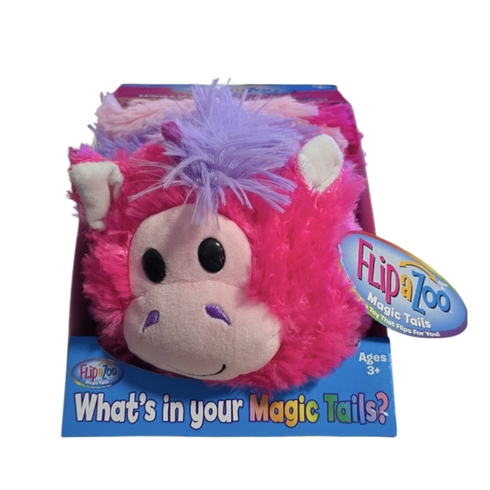 Flipazoo Magic Taild Pink and Purple Plush Toy